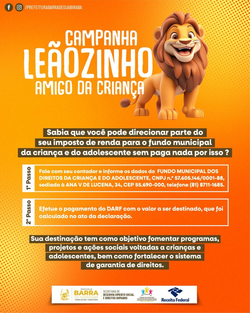 Destinar parte do seu imposto de renda pode transformar vidas e fortalecer o fut…