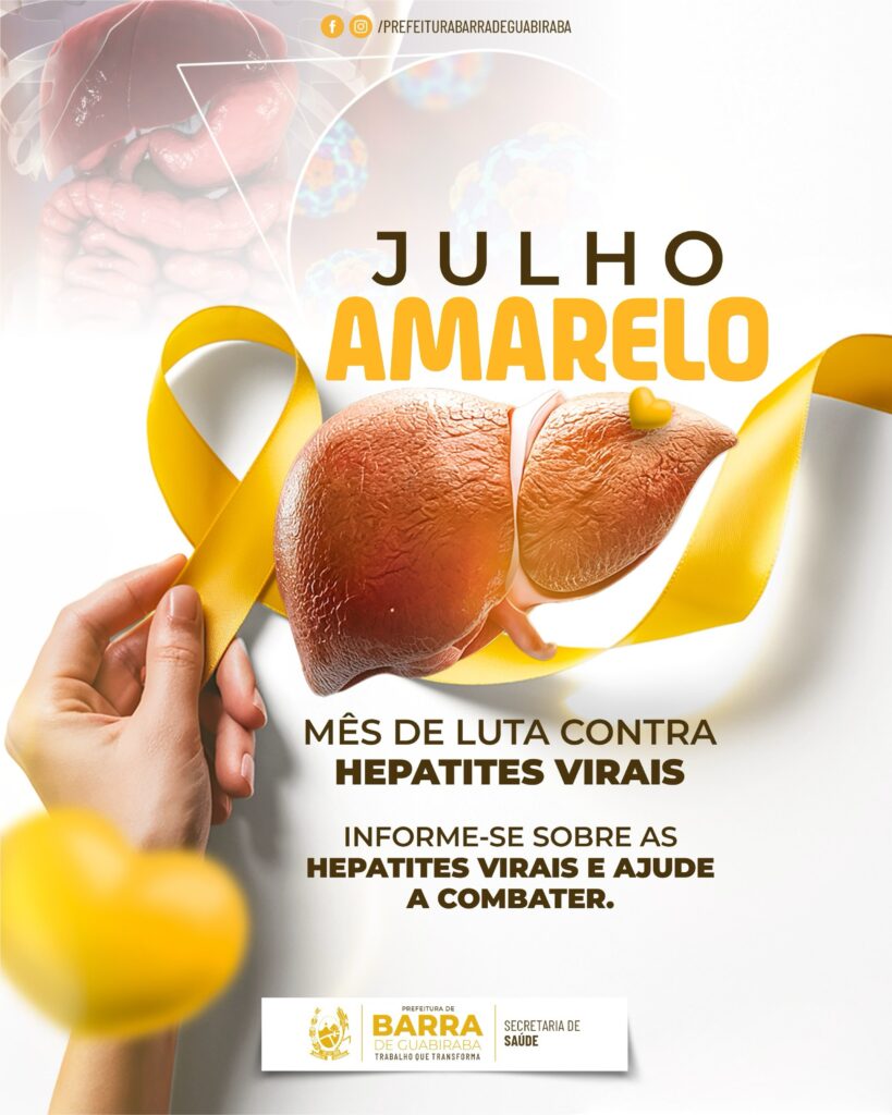 Neste Julho Amarelo, reforçamos a importância de cuidar da saúde e estar atento …