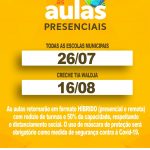 VOLTA ÀS AULAS PRESENCIAIS